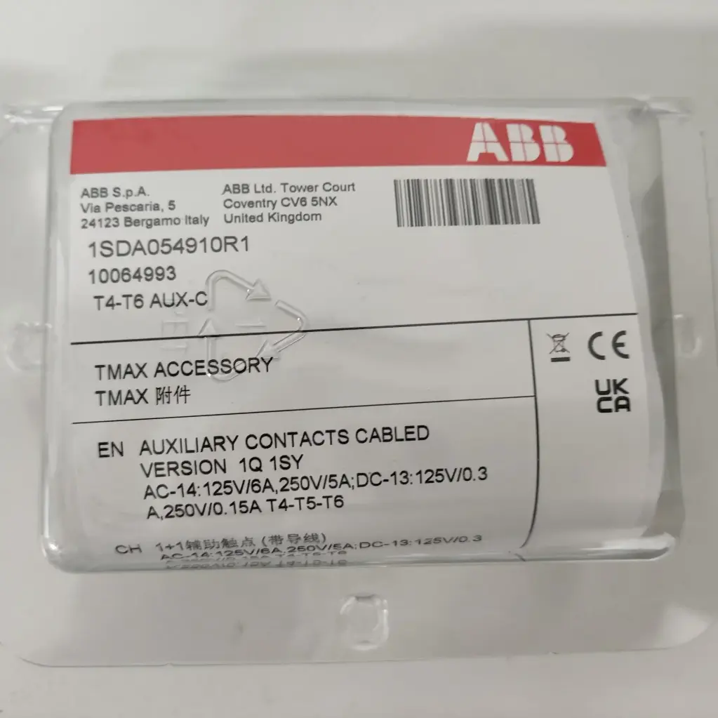 1SDA054910R1 ABB Auxiliary contact