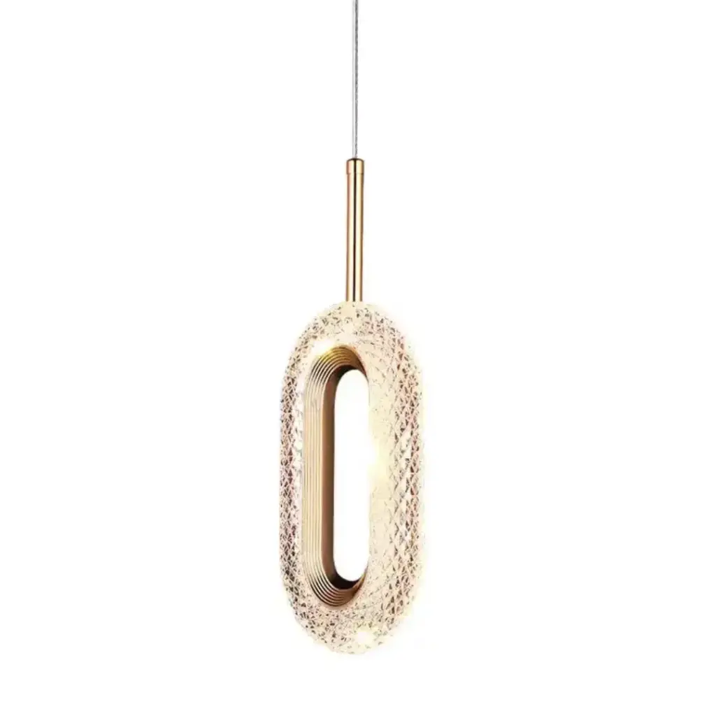 LED Nordic Modern Crystal Pendant Light Iron Acylic PD01-SS