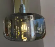 Crystal & glass - CRYSTAL PENDANT D-13-BLACK