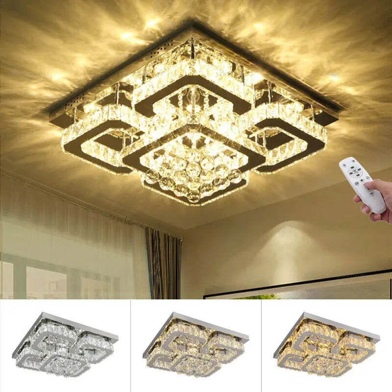 Modern LED Crystal Ceiling Pendant Chandelier Light HQ-DXD02-55