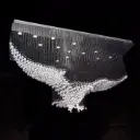 Villa Ceiling Lamp Eagle Crystal Chandelier Led Light HQ-SPT08