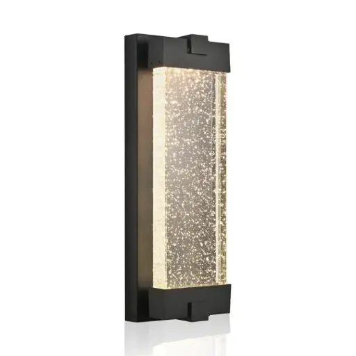 Modern Waterproof Aluminum Bubble Glass Outdoor LED Wall Light HS1604-UP-S