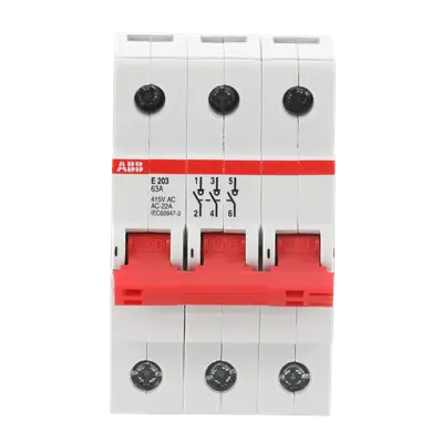 E203 3P Isolators/ 2CDE283001R0063