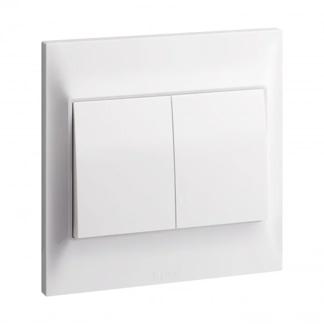 2 Gang 2 Way Switch Legrand 16A SP