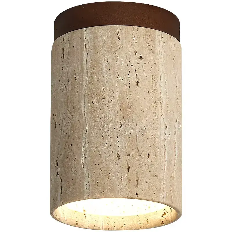Travertine & wood canopy Original Surface Light - BD-8066
