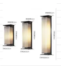 PS-001 Medium, LED Outside Wall Light