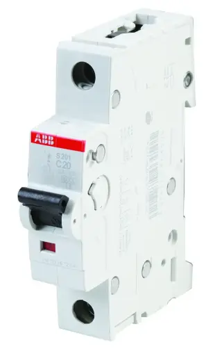 Single Pole ABB MCB SH201-C20 