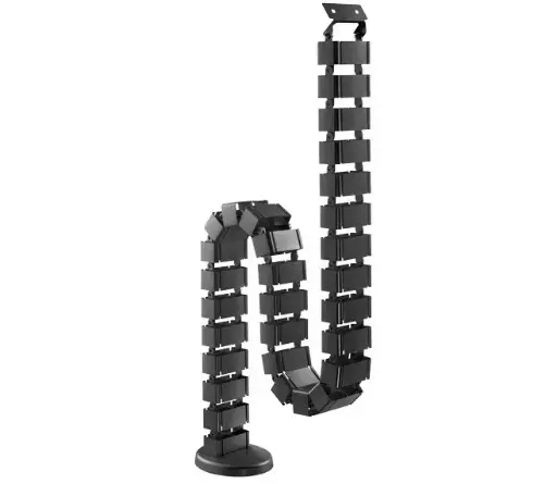 Flexible Cable Management Spine Black